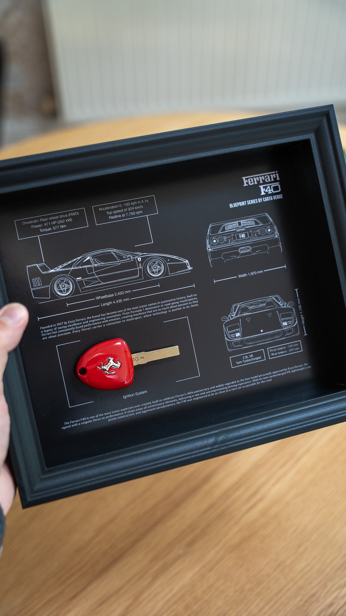 'Blueprint' - Ferrari F40