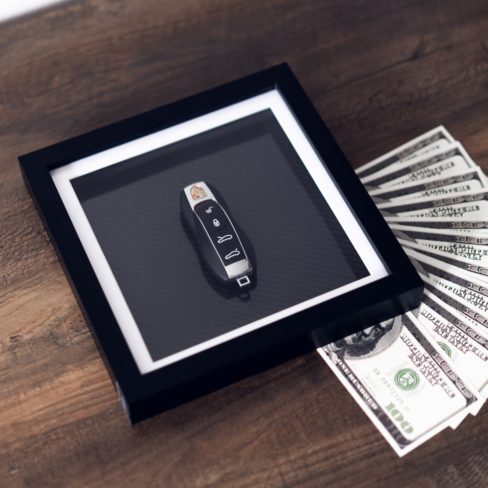 'Carbon Luxury' - Porsche (Slim Frame) Carta Verde