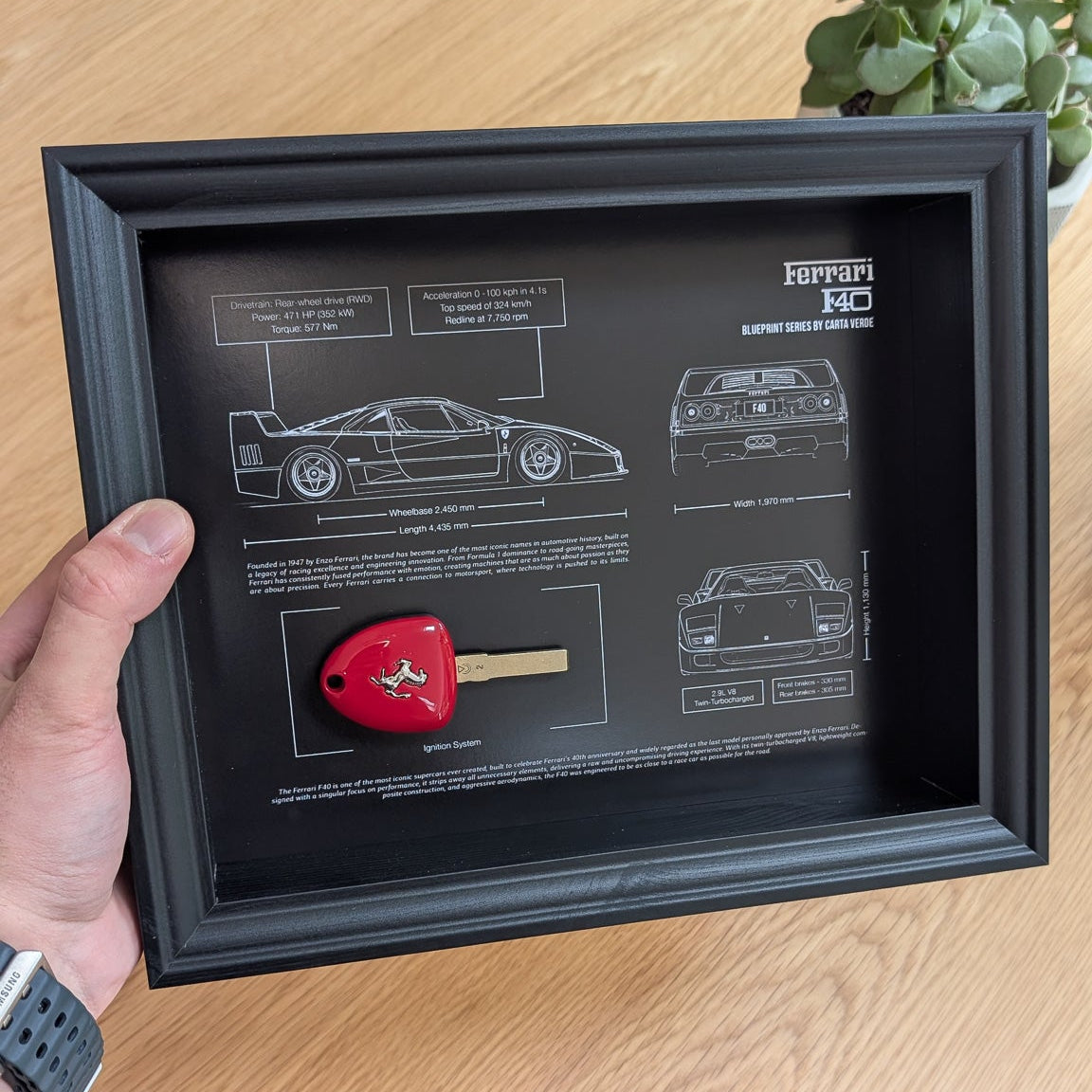'Blueprint' - Ferrari F40