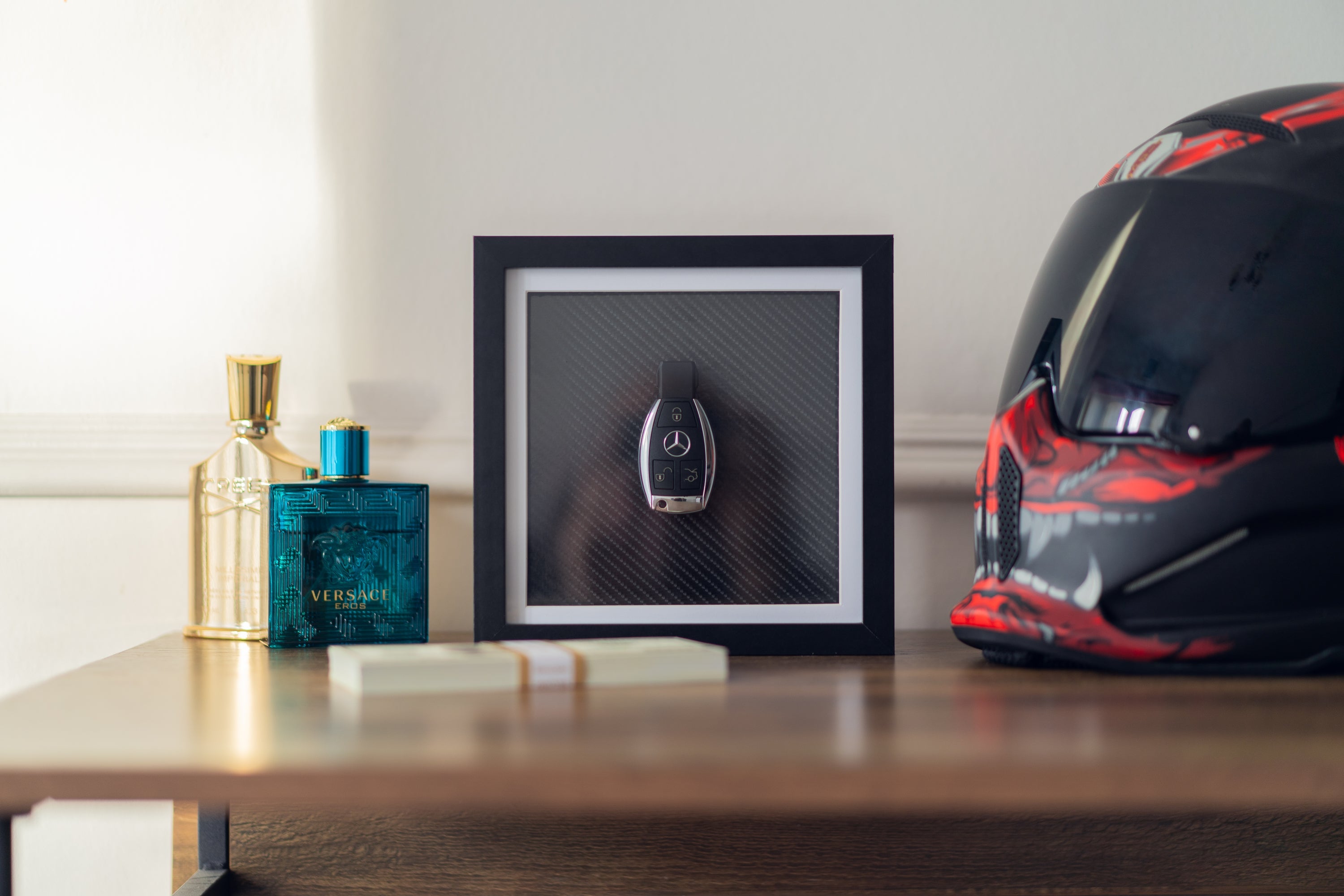 'Carbon Luxury' - Mercedes (Slim Frame) Carta Verde