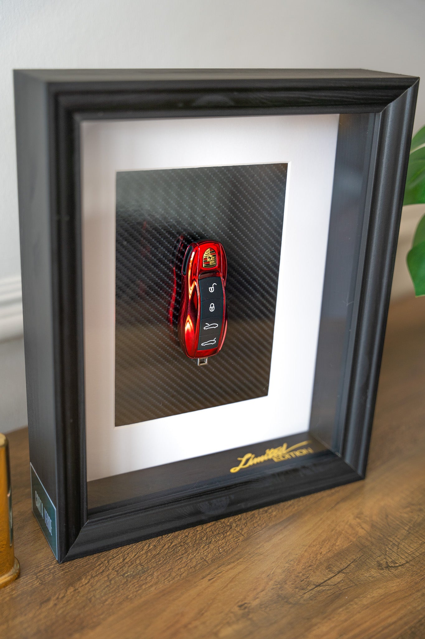 'Carbon Luxury' - Porsche (Red) Carta Verde