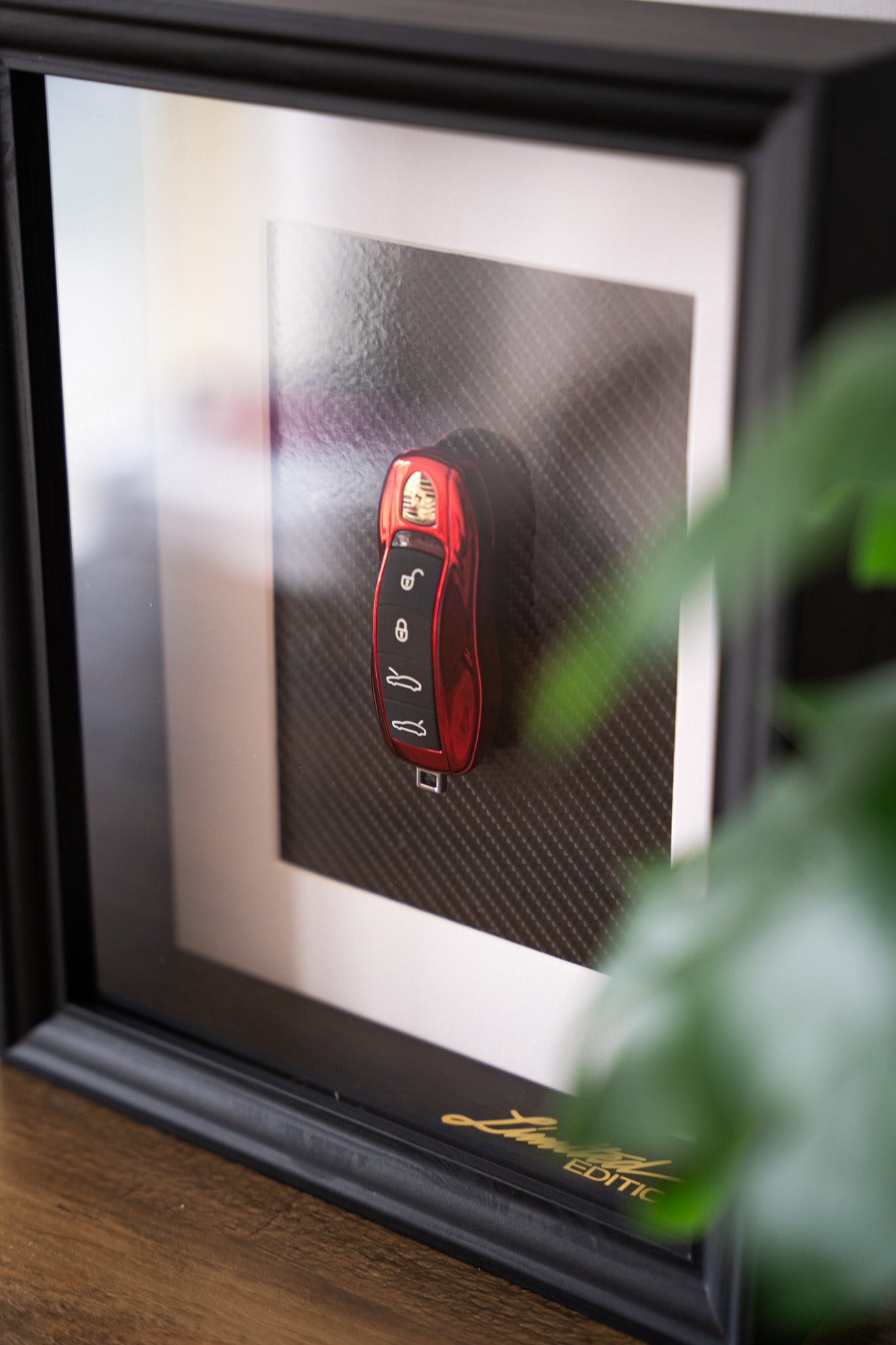 'Carbon Luxury' - Porsche (Red) Carta Verde