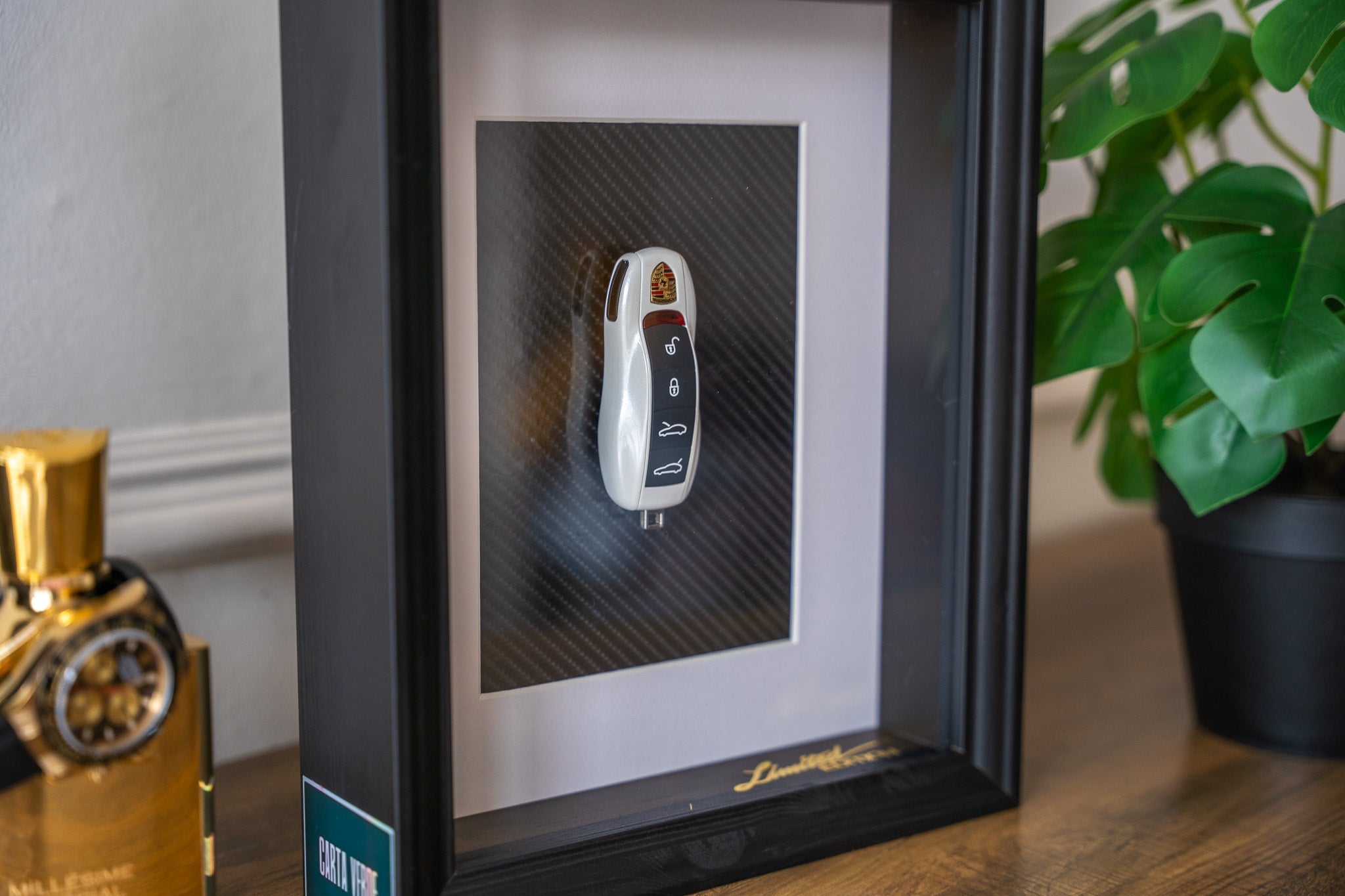 'Carbon Luxury' - Porsche (White) Carta Verde